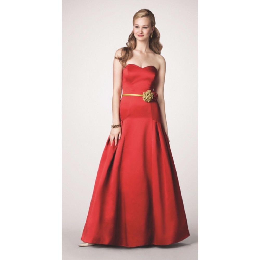 NWT ALFRED ANGELO Orange Prom Bridesmaid Dress - Picture 1 of 4